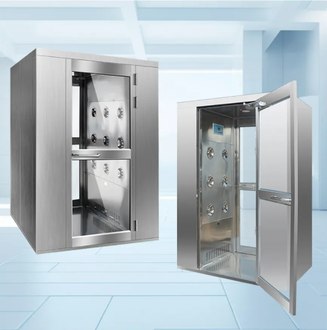 Compact Single-Person Air Shower Room